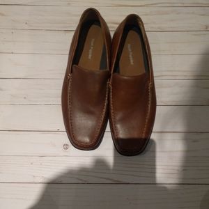 Hush puppies Leather brown shoes male